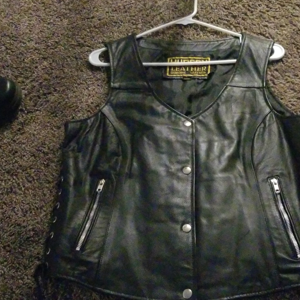 Leather Hudson vest